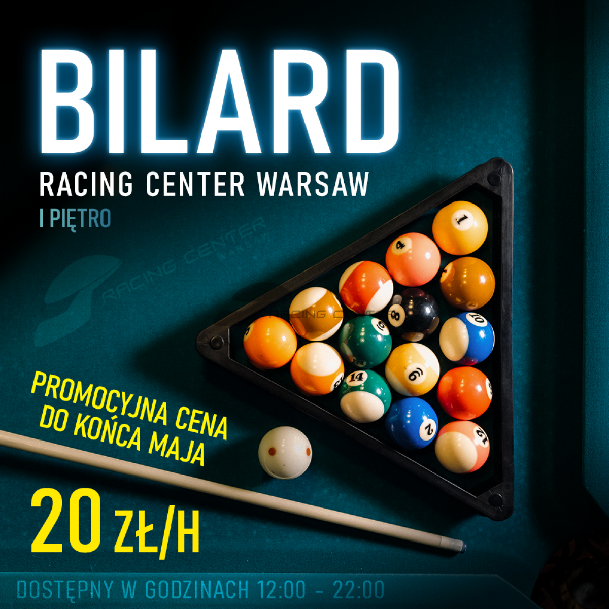 Klub Bilardowy na Racing Center Warsaw 